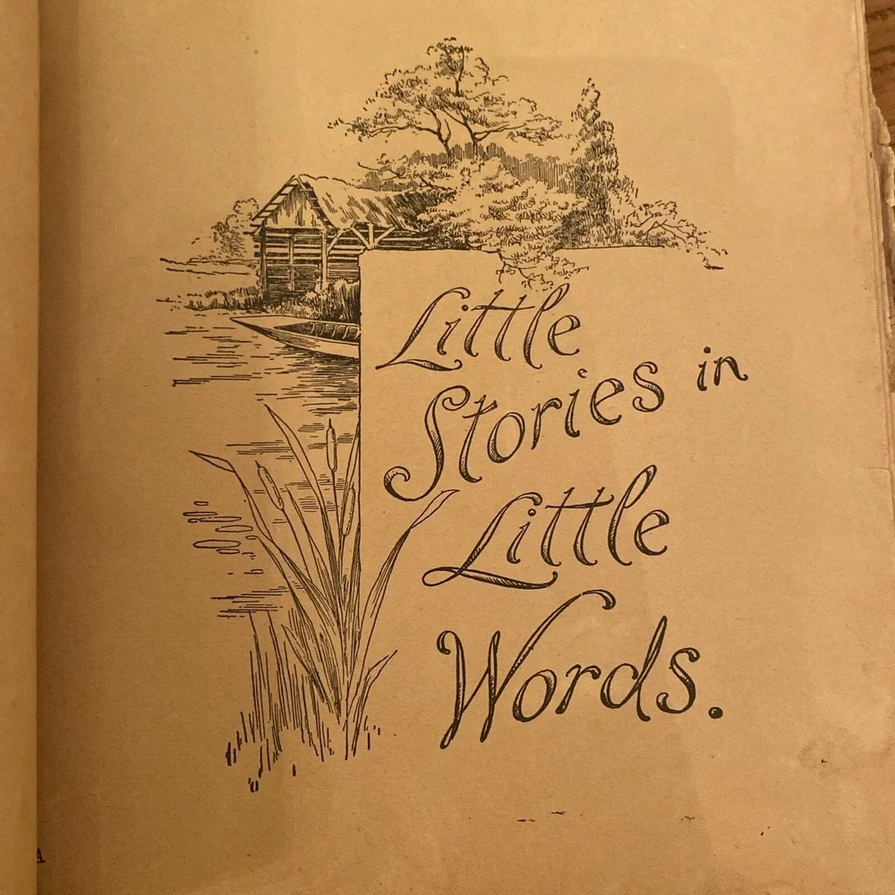 Antique Little Stories In Little Words Story Book McLoughlin Bros‎ 1901